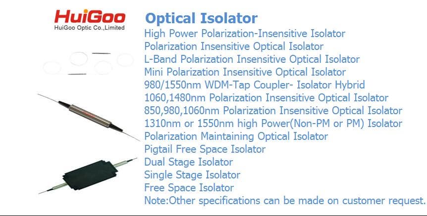 fiber optic isolator optical isolator single_dual isolator